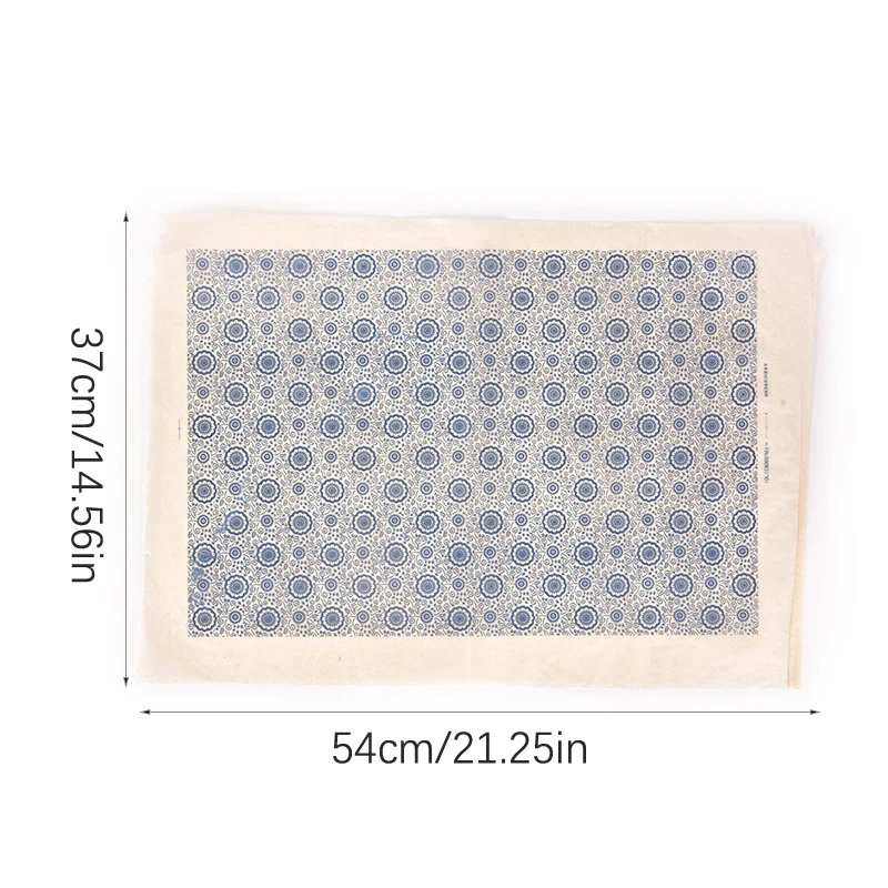 1PC Pottery Ceramic Clay Transfer Paper Underglaze Flower Paper High Temperature Jingdezhen Traditional Decal Coloring Tool