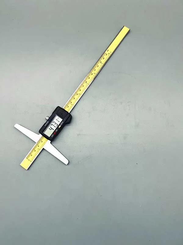 Precision Stainless Steel Digital Depth Caliper 250mm/10 Inches +/-0.04mm Accuracy 1 Year Warranty