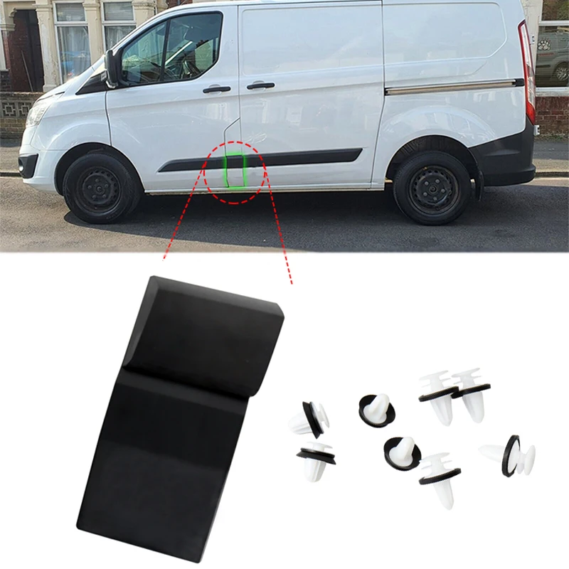 

Primed Fuel Tank Lid Lower Cover Bumper For Ford Transit Custom Fuel Flap Under Trim Gk21-V20206 2013-2023 Car Accessories Parts