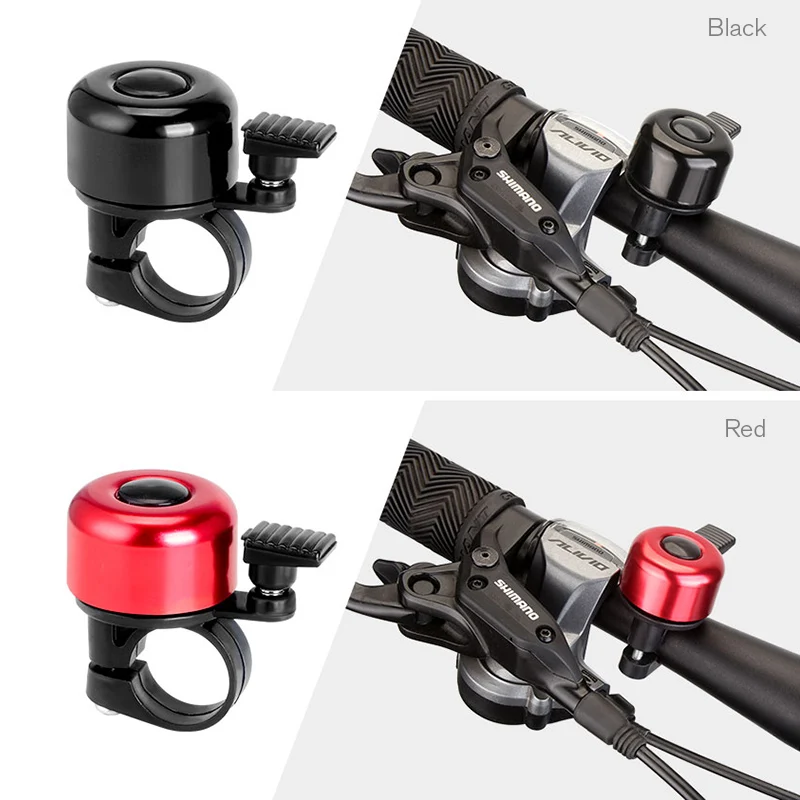 1/2/10 قطعة جرس دراجة سبائك الألومنيوم الطريق الدراجة الجبلية إنذار تحذير السلامة الدراجات المقود جرس حلقة القرن الدراجات اكسسوارات #5