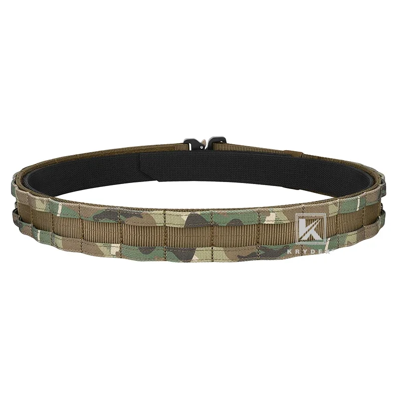 KRYDEX Tactical 1.75”& 1.5” Outer & Inner Belt For Mens 2 IN 1 Quick Release Buckle Rigger Duty MOLLE Hunting Combat Belt Camo