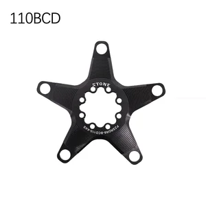 AX Stone Crown Adapter, 110BCD -Spinnenwandler für SRAM Force Red Etap Quarq Road Bike Kurbelwelle 12S Kurbel 105 R8000 8 Schrauben 10 Hauptverkaufsquarque SRAM - №7