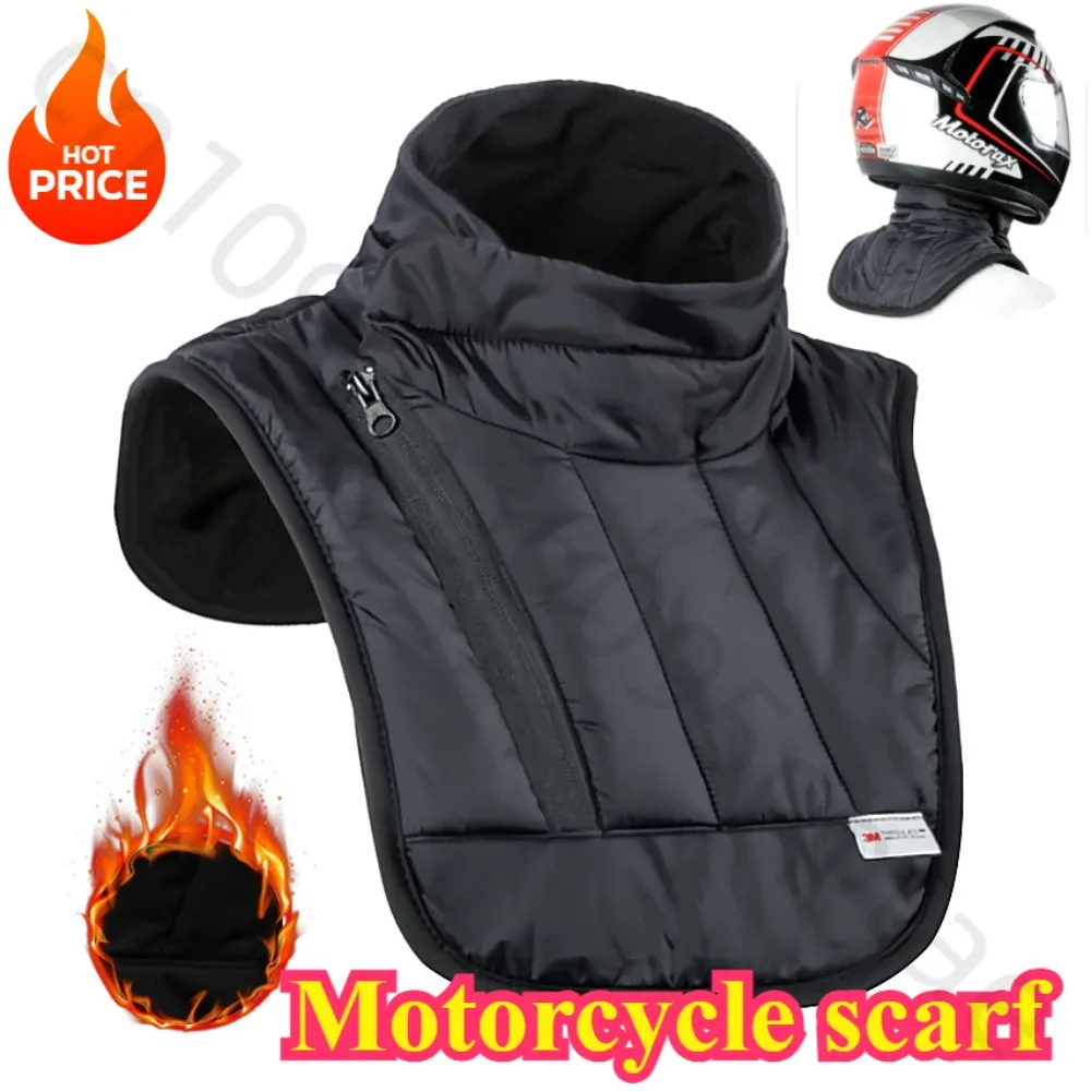 Winter Warm Neck Chest Warmer For Men Women Windproof Motorbike Warm Scarf Moto Neck Cloak Motorcycle Cycling Thermal Collar