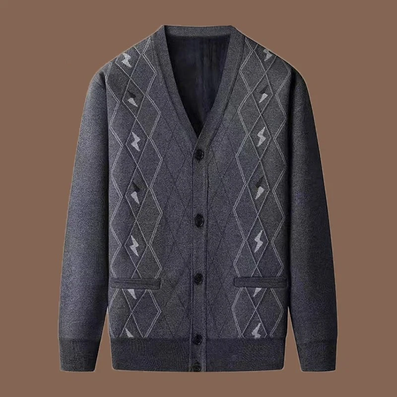 Thumbnail 4 - #6 Mens Button Front Knit Cardigans Comparison Guide