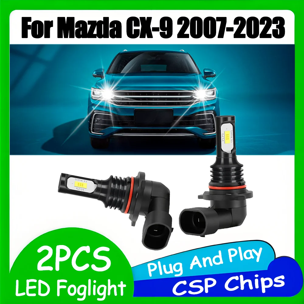 

3570 CSP Chips 20000LM Auto Front Fog Lights HB4 9006 LED Fog Lamps 90W Plug And Play 6000K White 12V For Mazda CX-9 2007-2023