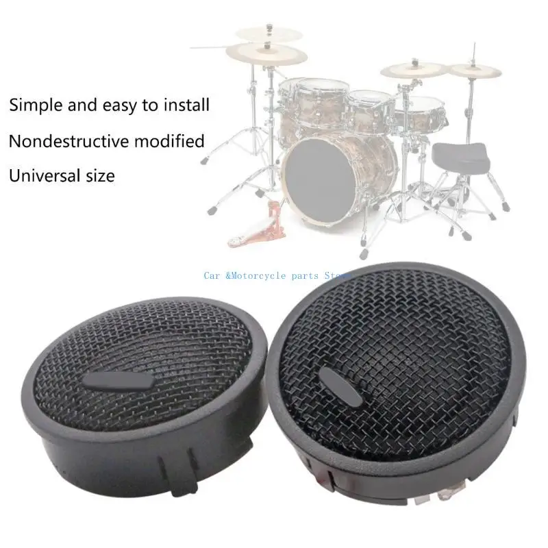 

Y9UC 1Pair Car Tweeter Speaker Dome Speaker 120W Automobile Speaker