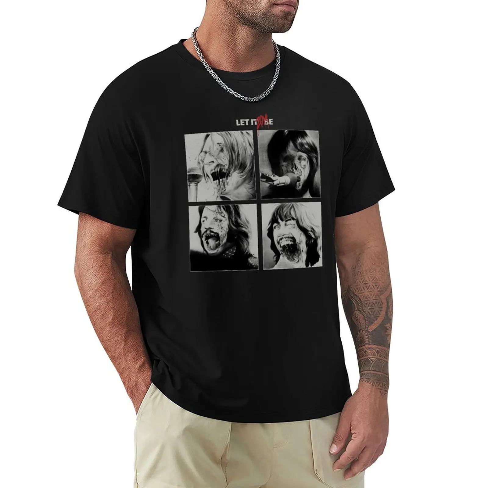 

Let it zombie T-Shirt Summer Casual Loose T-Shirt