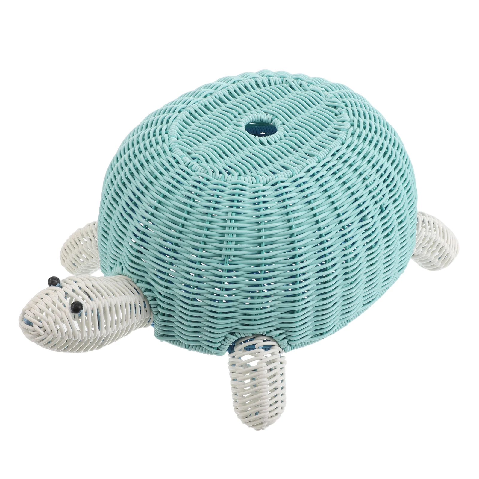 

Handmade Cartoon Animal Turtle Rattan Storage Basket Fruit Snacks Dessert Toys Basket Decorative Basket Luxury Home Decor