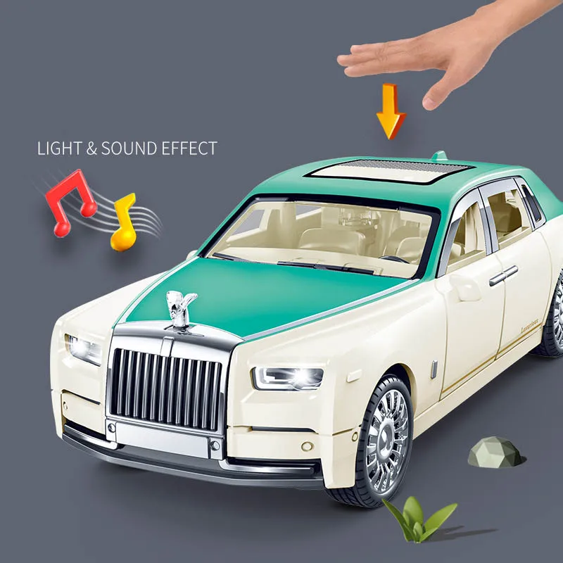 Coche de juguete de lujo de inercia para niños, prensa el techo del coche musical brillante, Manual creativo, abre la puerta, coche extraíble, regalo para niño