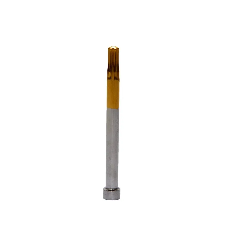 Straight Step Flat Carbide Ejector Pin Nitrided DIN Standard Plastic Molding Ejector Pin Sleeve Mold Component