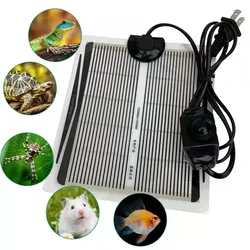 Reptiles Heat Mat With Adjustable Temperature Controller Warm Pad Incubator For Lizard Turtle Snake EU/US Plug 5W 1pc
