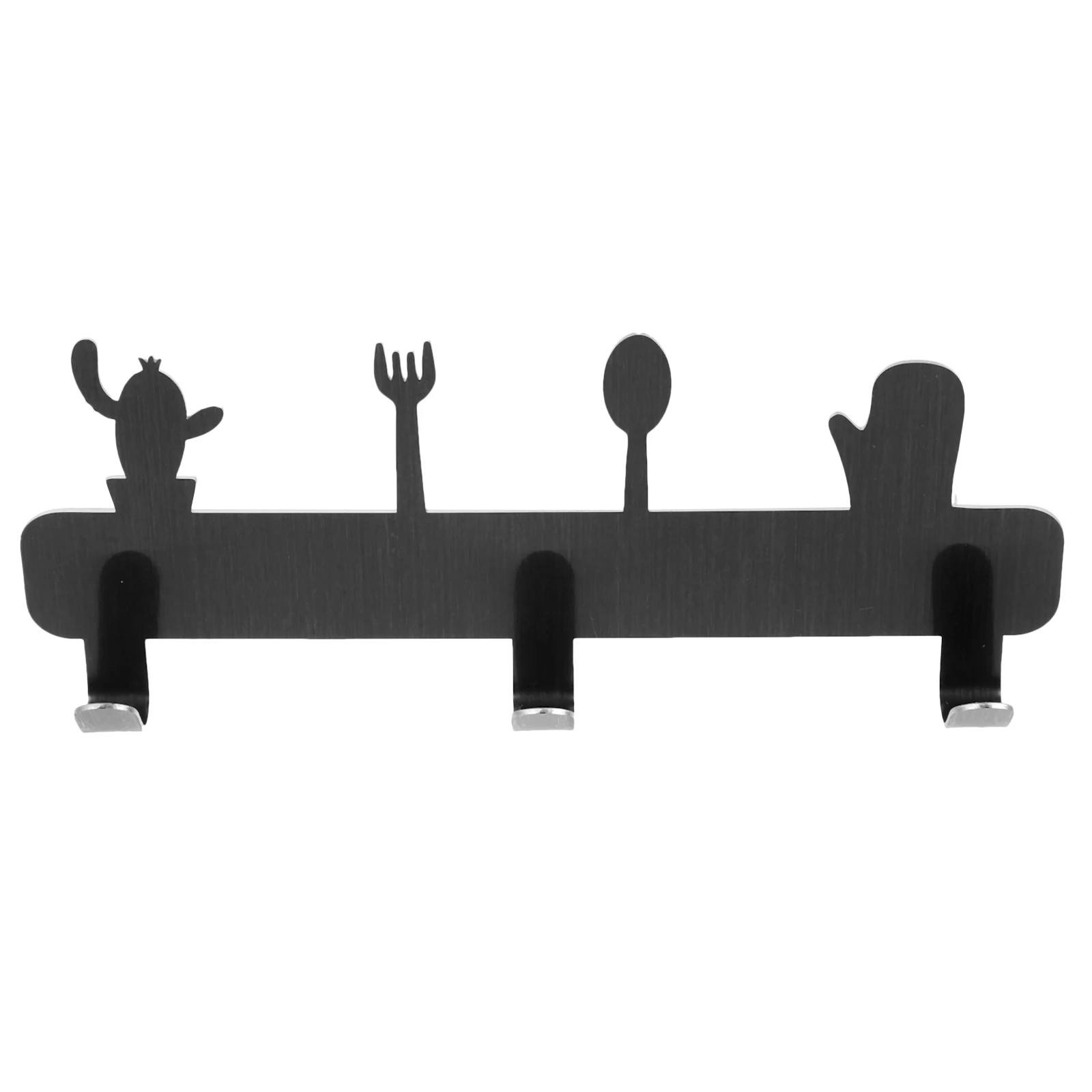 

3Pcs Space Saving Cactus Coat Hook Rack Durable Wall Hooks Stainless Steel for Bathroom & Kitchen