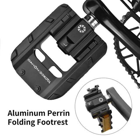 Para dahon ciclismo pedal dobrável mountain bike universal liga de alumínio peilin antiderrapante pedal p8 acessórios