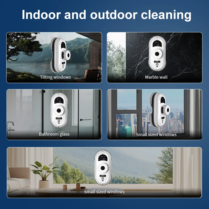 Window Robot Vacuum Cleaner Cleaning Electric Glass limpiacristales Remote Control Machine