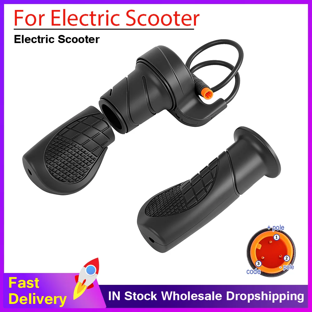 دراجة كهربائية موصل مقاوم للمياه نصف مقبض تويست خنق ل سكوتر كهربائي دراجة هوائية جبلية تعديل جزء الملحقات #1