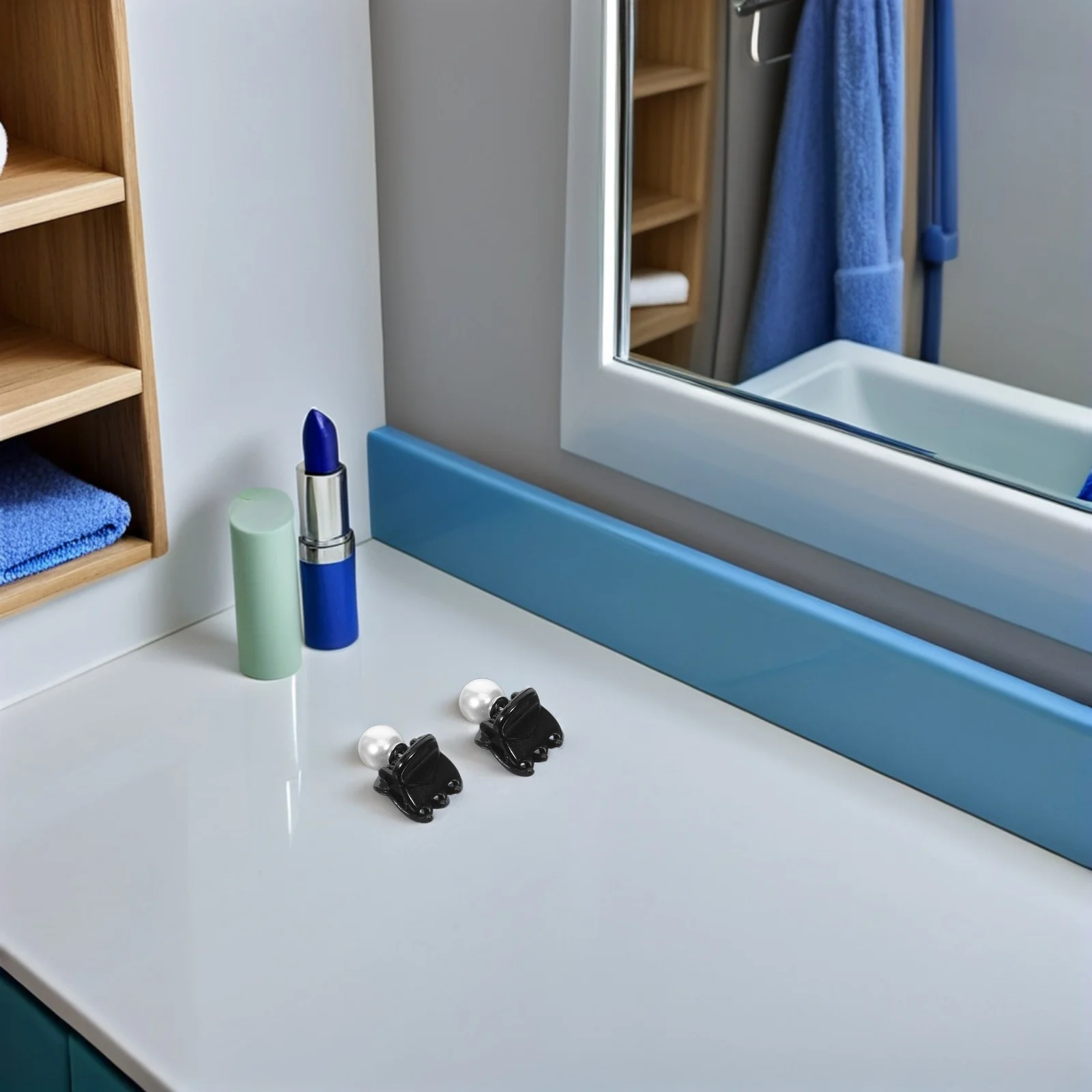 

10Pcs Mini Pearl Hair Claw Clips Elegant Strong Hold Non-Slip Wedding Bridal Hair Styling Clips Accessories Bridal Headpiece