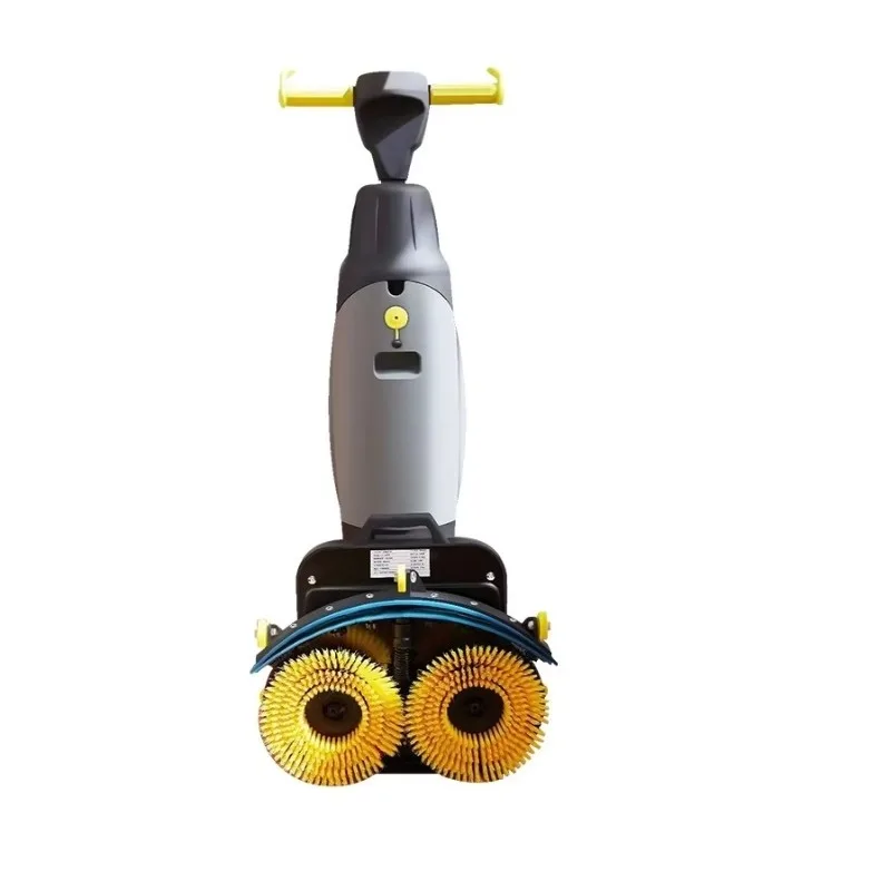 Hand Push Floor Scrubber 20 Inch Walk Behind Scrubber Dryer 50L Tank for Industrial Warehouse Logistics Center Cleaning