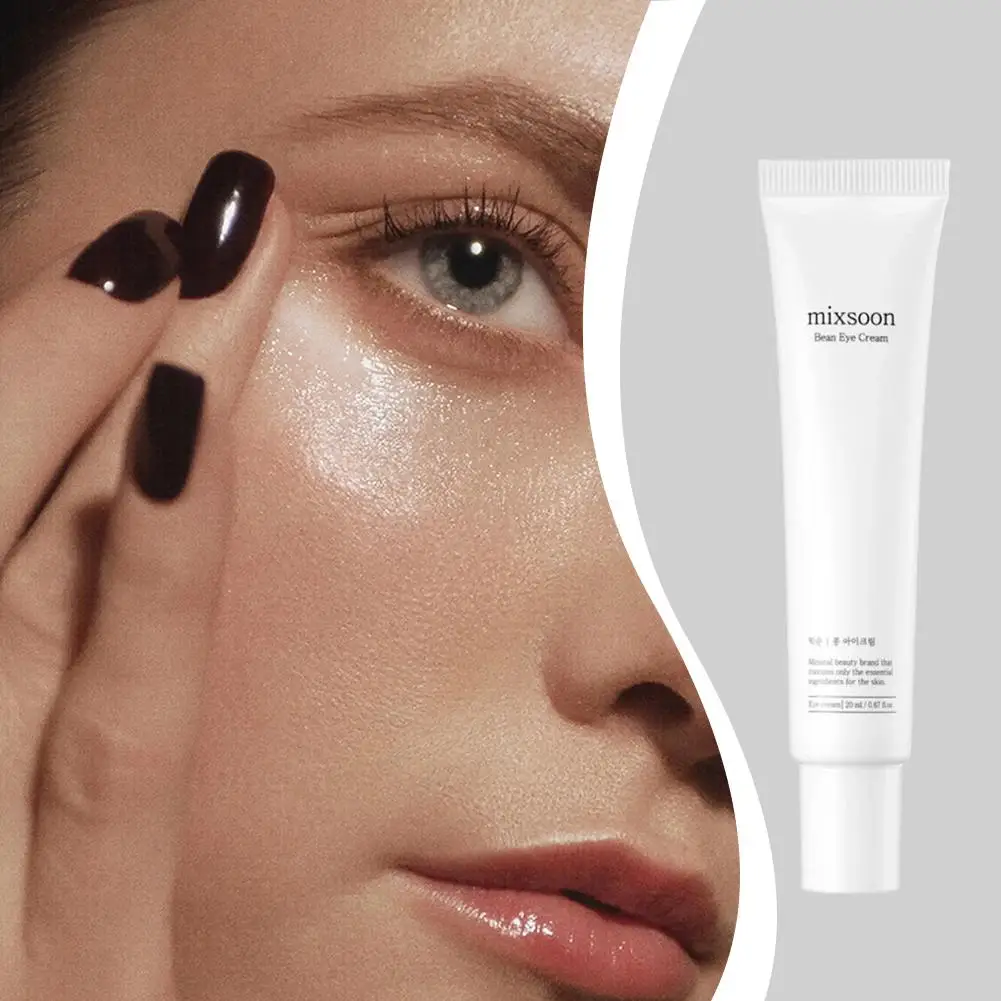 كريم عين الصويا للبشرة الحساسة كريم عين تركيبة غير مهيجة كريم شد العين روتين بسيط للعناية بالبشرة زجاجة 20 مللي