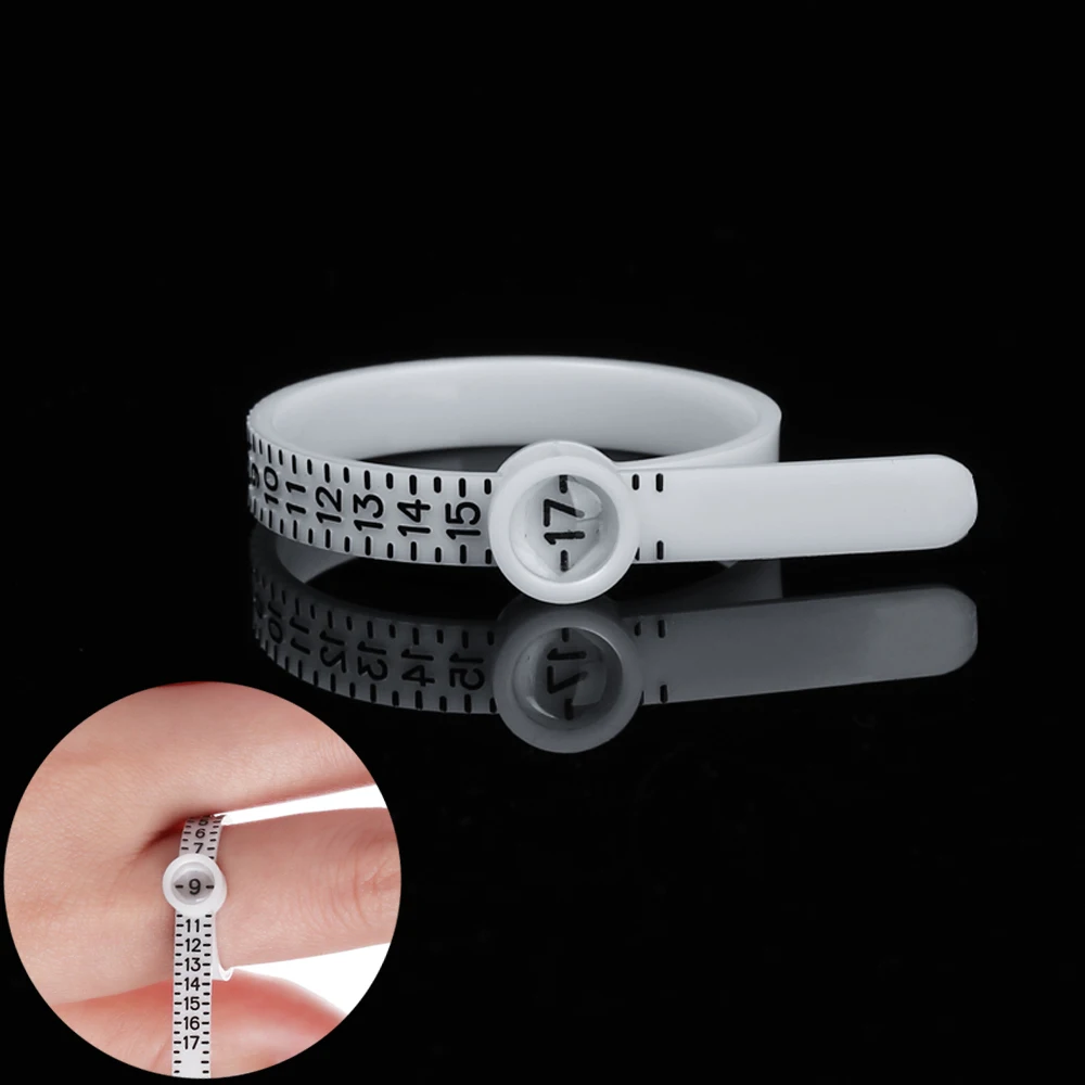 Fashion UK/US/EU/JP Sizes A-Z Ring Sizer Measure Genuine Tester Finger Gauge Wedding Ring Band