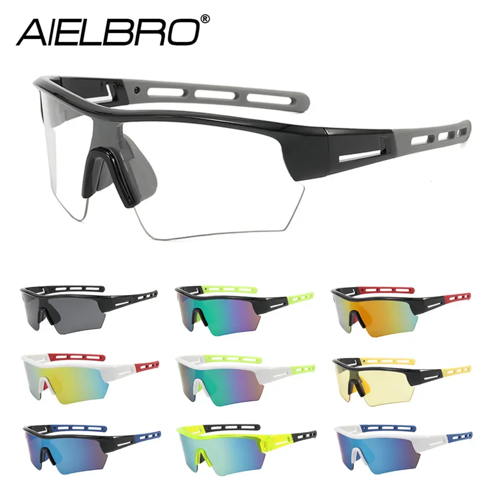 AIELBRO Cycling Glasses for Men Sport Men\'s Sunglasses Polarized Glasses Women\'s Sunglasses Safety Goggles Sunglasses for Men