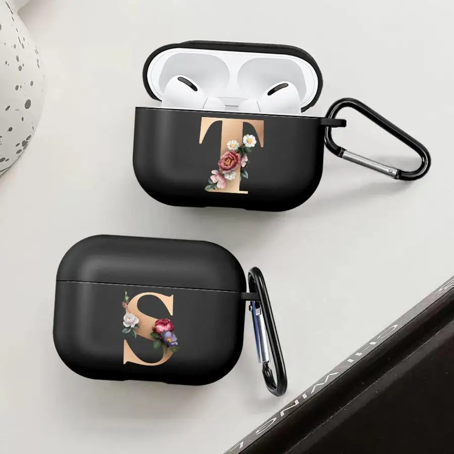 Flower Name Letter S T Kopfhörerhüllen Schutzhülle für Airpods Pro3 4 2 Pro 1 Pro2 3