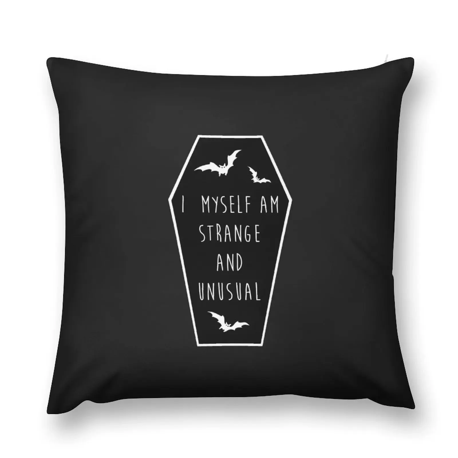 

I myself am strange and unusual Throw Pillow Christmas Pillow Covers Room decorating items pillow