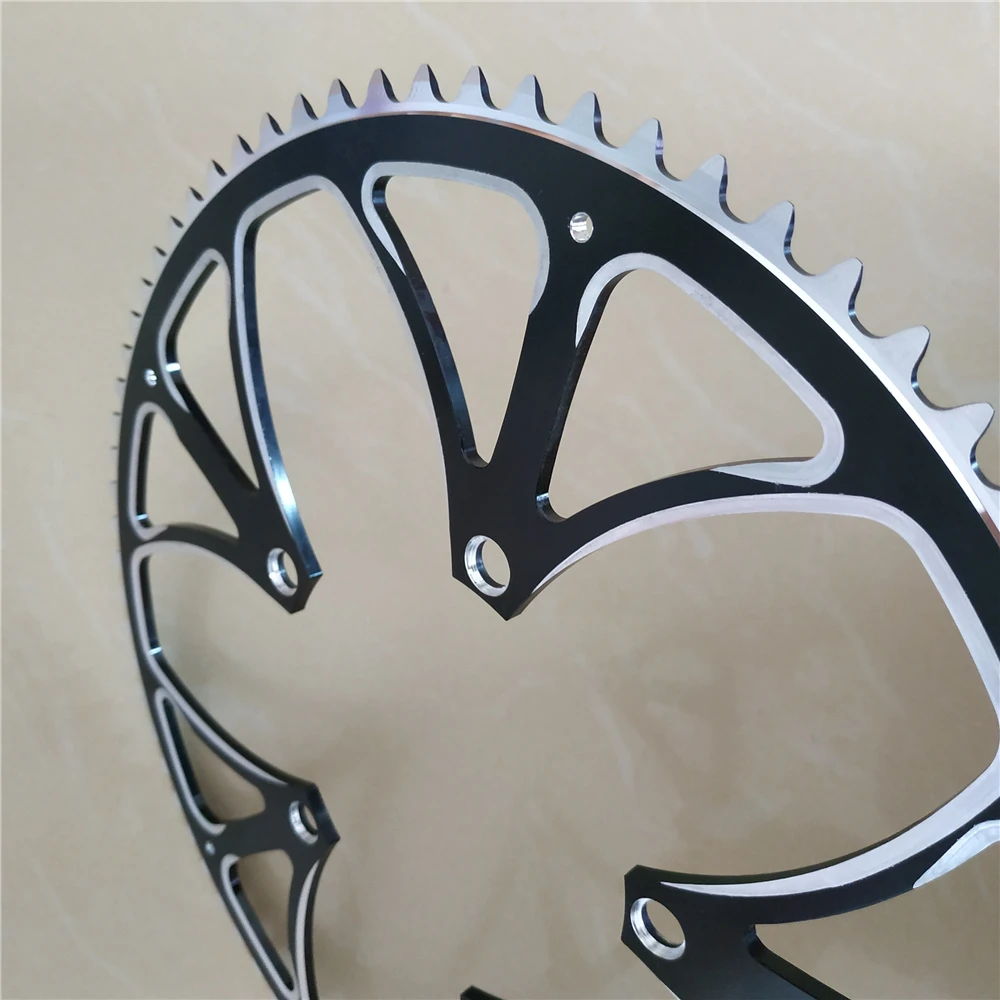Folding Bikes Chainwheel 130BCD 65T 68T 70T 75T Aluminum Alloy Chain Wheel CNC Road Bicycle Chainring Crankset 7-10 Speed view 3