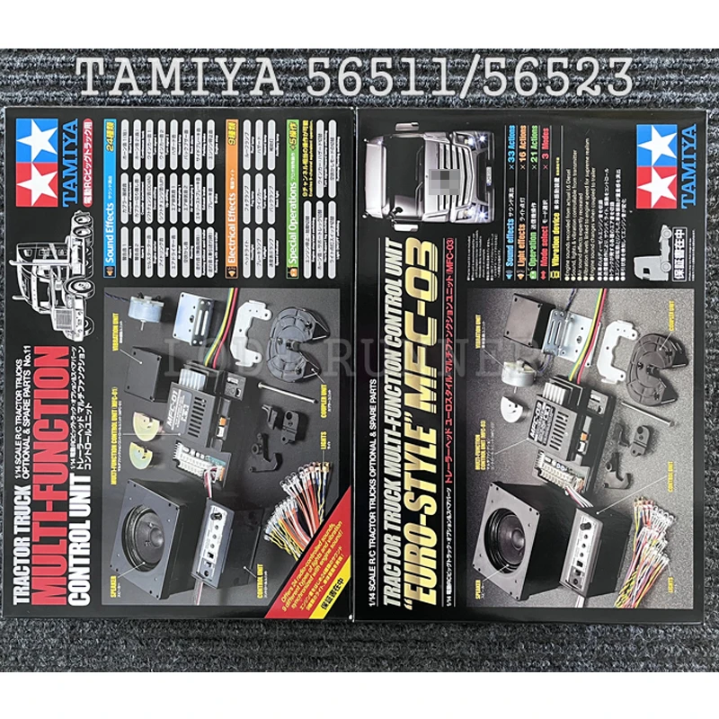 Tamiya RC Truck Electronic Equipment Tractor Hydraulic Sound and Light Kit MFC01/MFC03 56511/56523  Car Accessories