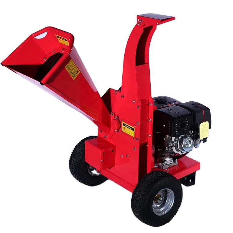 

2025Top Selling 100mm Wood Chip Shredder Petrol Garden Shredder Chipper