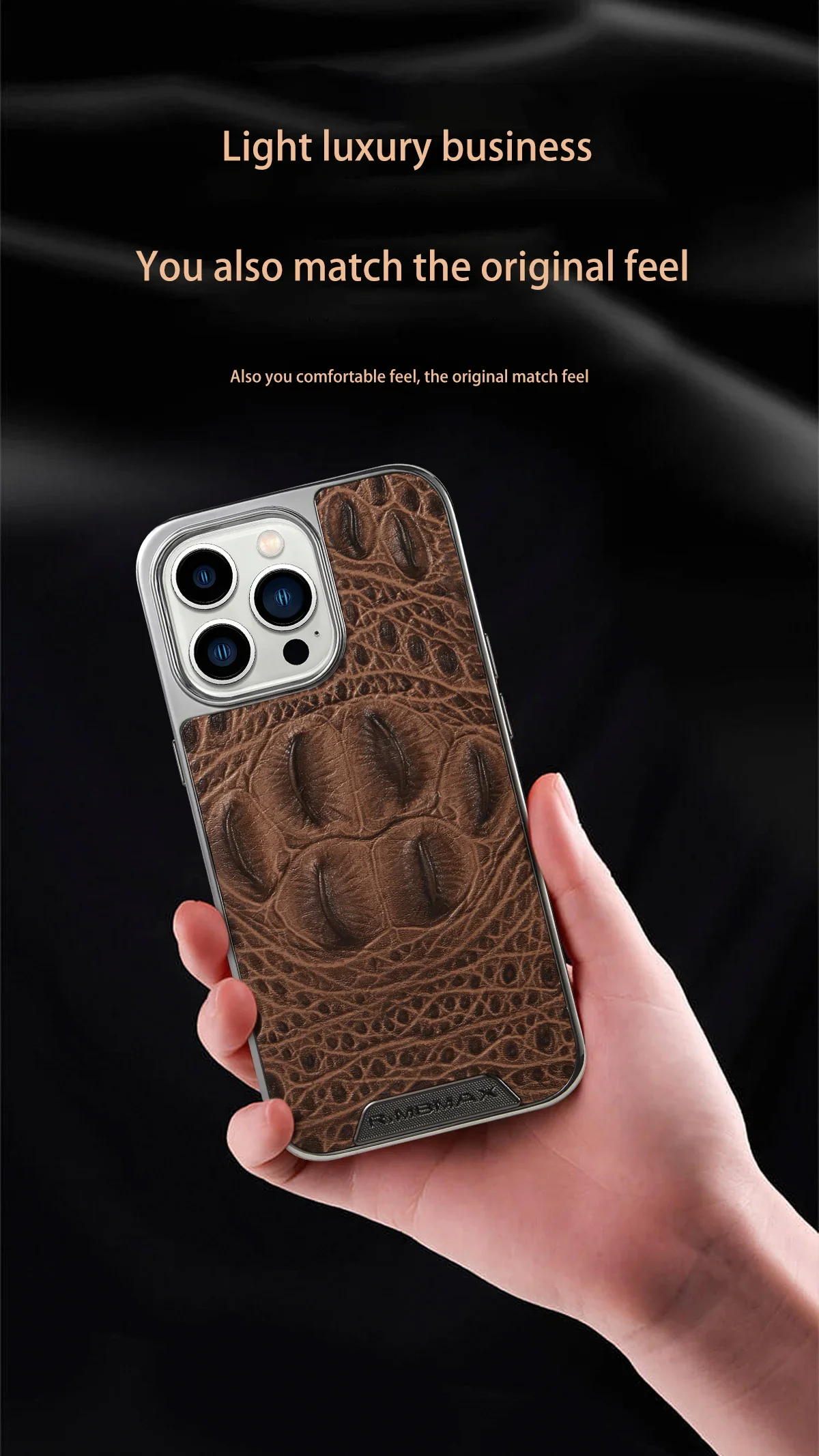 Funda de cuero con patrón de cocodrilo para IPhone 12, 13, 14, 15 Pro Max, funda de teléfono de cuero anticaída de lujo para IPhone12 13 14 15 ProMax