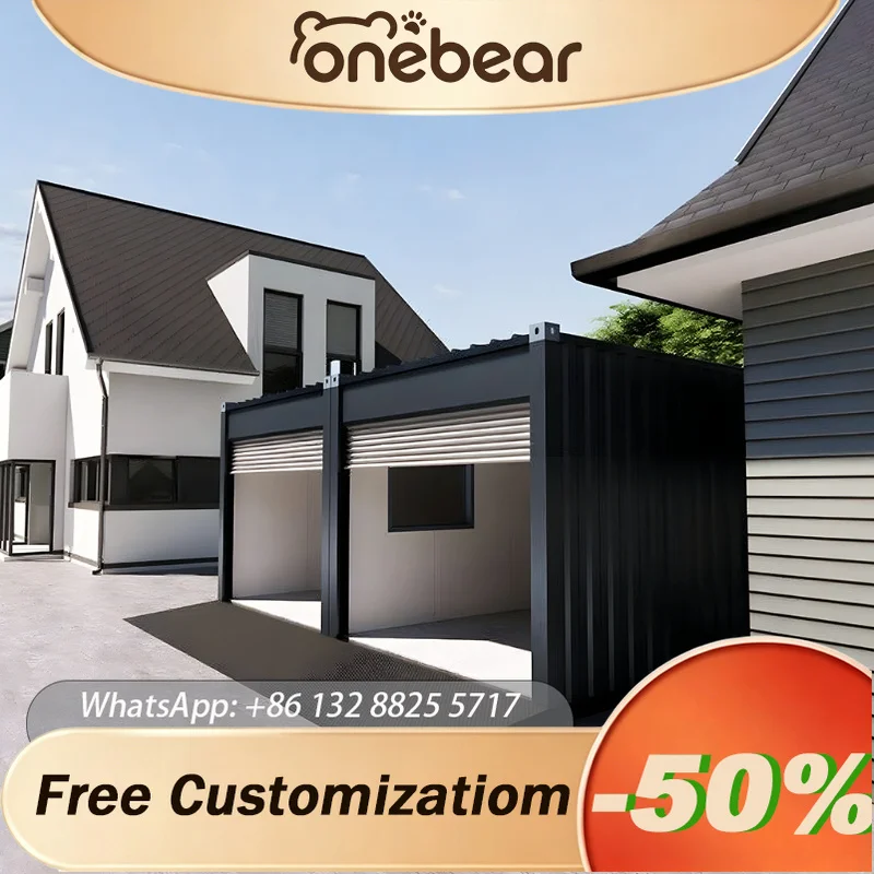 

Any Size Custom Multi Functional Steel Structure Prefab Storage Building Mobile Garage Carport Outdoor Container Warehouse