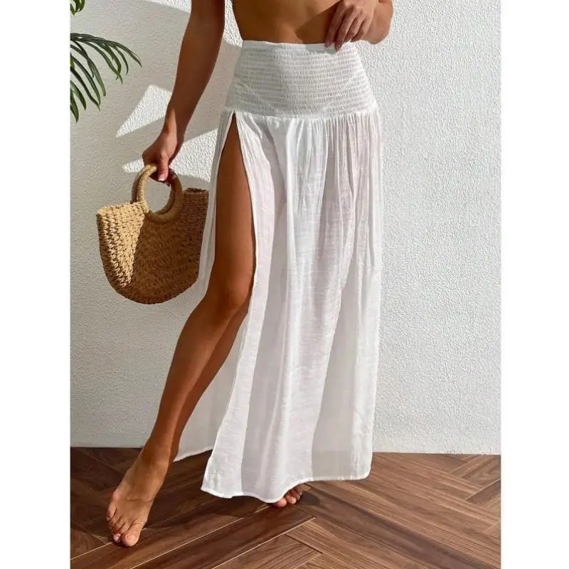 

Summer Beach Side Split High Waist Thigh Cover Skirt Casual Sport Suit Seven Sve Brandl Apparel for Men