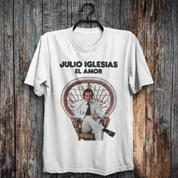 Julio Iglesias Vintage 1975 El Amor retro T shirt Quiero Gwendolyne Life va avanti