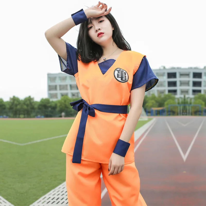 Hot Dragon Ball Cosplay Anime Son Goku Costume Anime Cosplay Hero Uniform Wig Carnival New Halloween Costume Man Woman Gifts