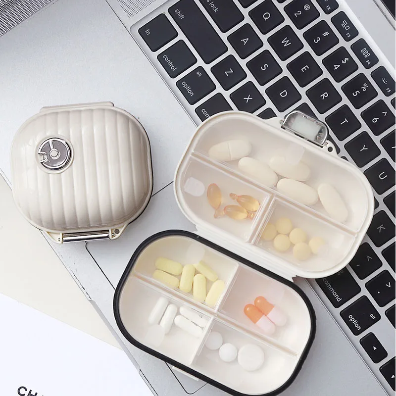 Waterproof 7 Days Pills Storage Box Organizer Medicine Small Mini Pillboxes Plastic Cutter Weekly Portable Drug Large