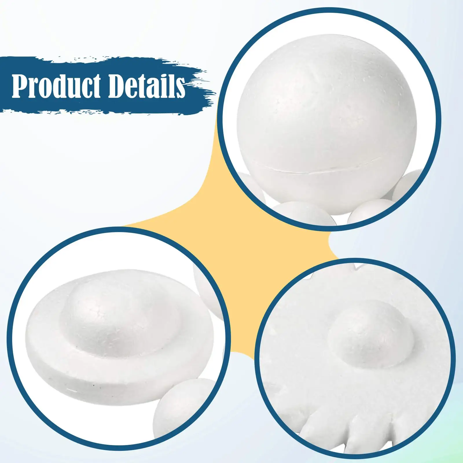 Foam Balls Art Decoration Imagination DIY Spheres Balls for Birthday Modeling Science Projects Flower Arrangement Holiday Party