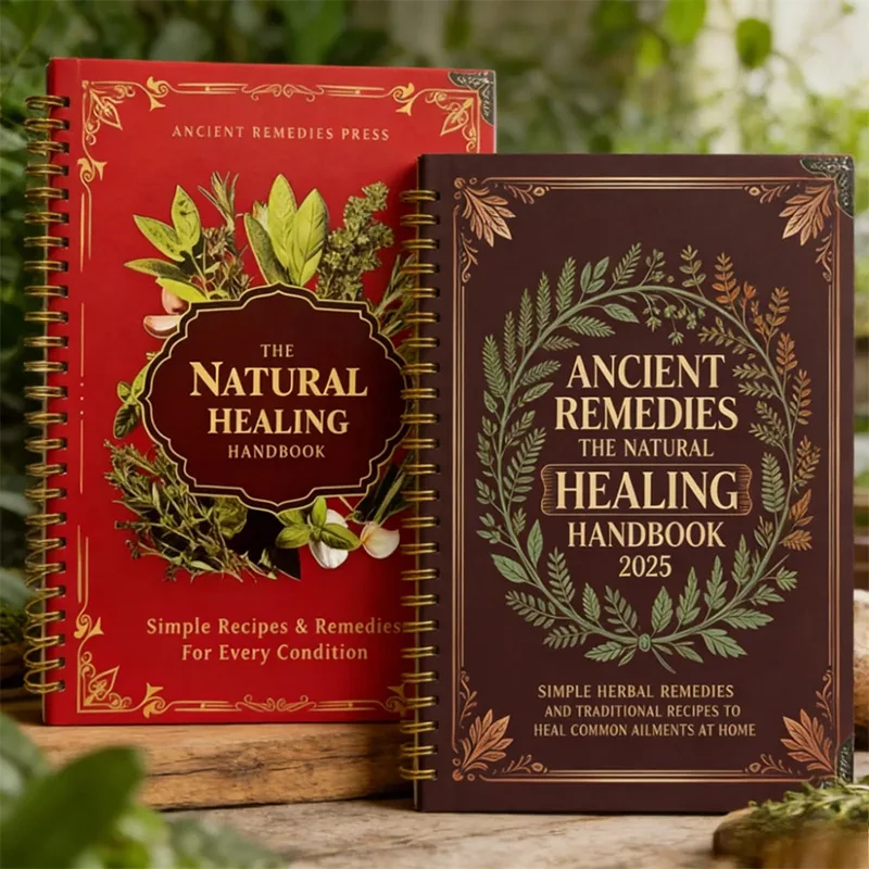 Step-by-Step Natural Healing Guide Manual Spiral Bound Book 