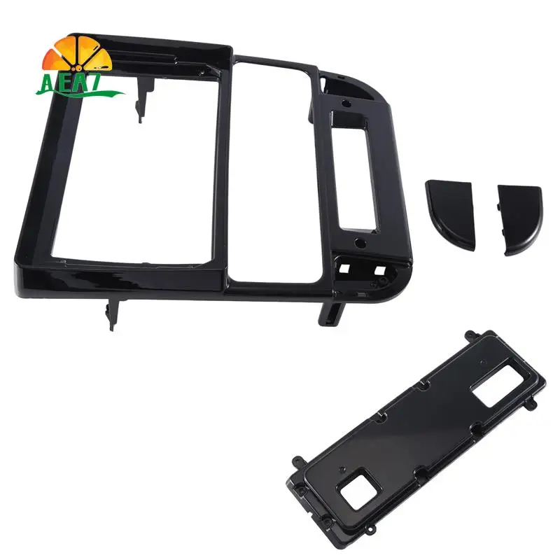 

AEA7-Car Radio Fascia 9 Inch For 406 1999-2004 Install Facia Console Bezel Adapter Plate Trim Cover (Black)