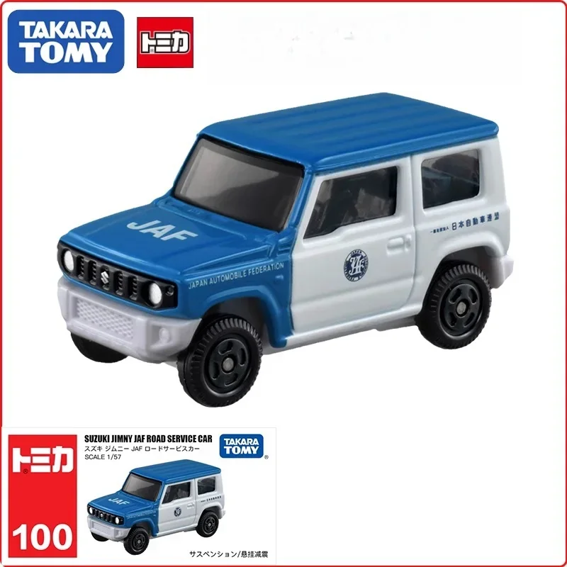 

Моделирование TAKARA TOMY Alloy Car No. Дорожная машина Suzuki Jimni JAF 100, детская игрушка, праздничный подарок для мальчика, подарок на день рождения