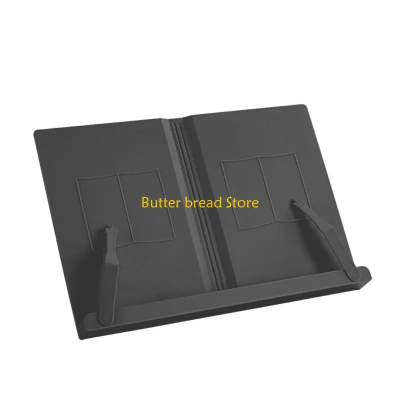 

W89C Складная стойка для поваренной книги Регулируемая подставка для учебника с подставкой для чтения с зажимами для страниц