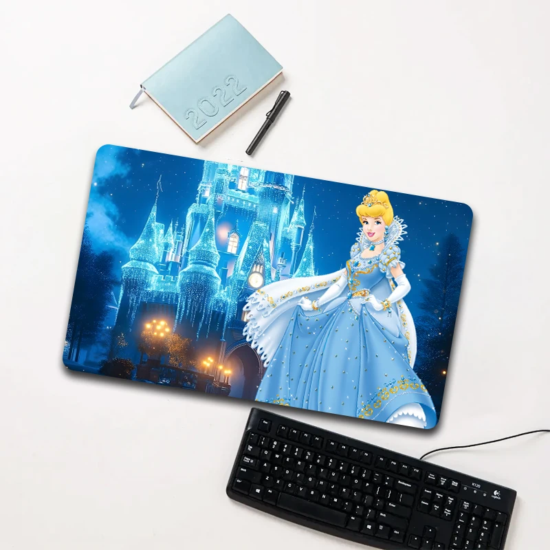 

Disney Cinderella Castle Dress Mouse Pad Large Non-slip Waterproof Desk Mat for Laptop Office