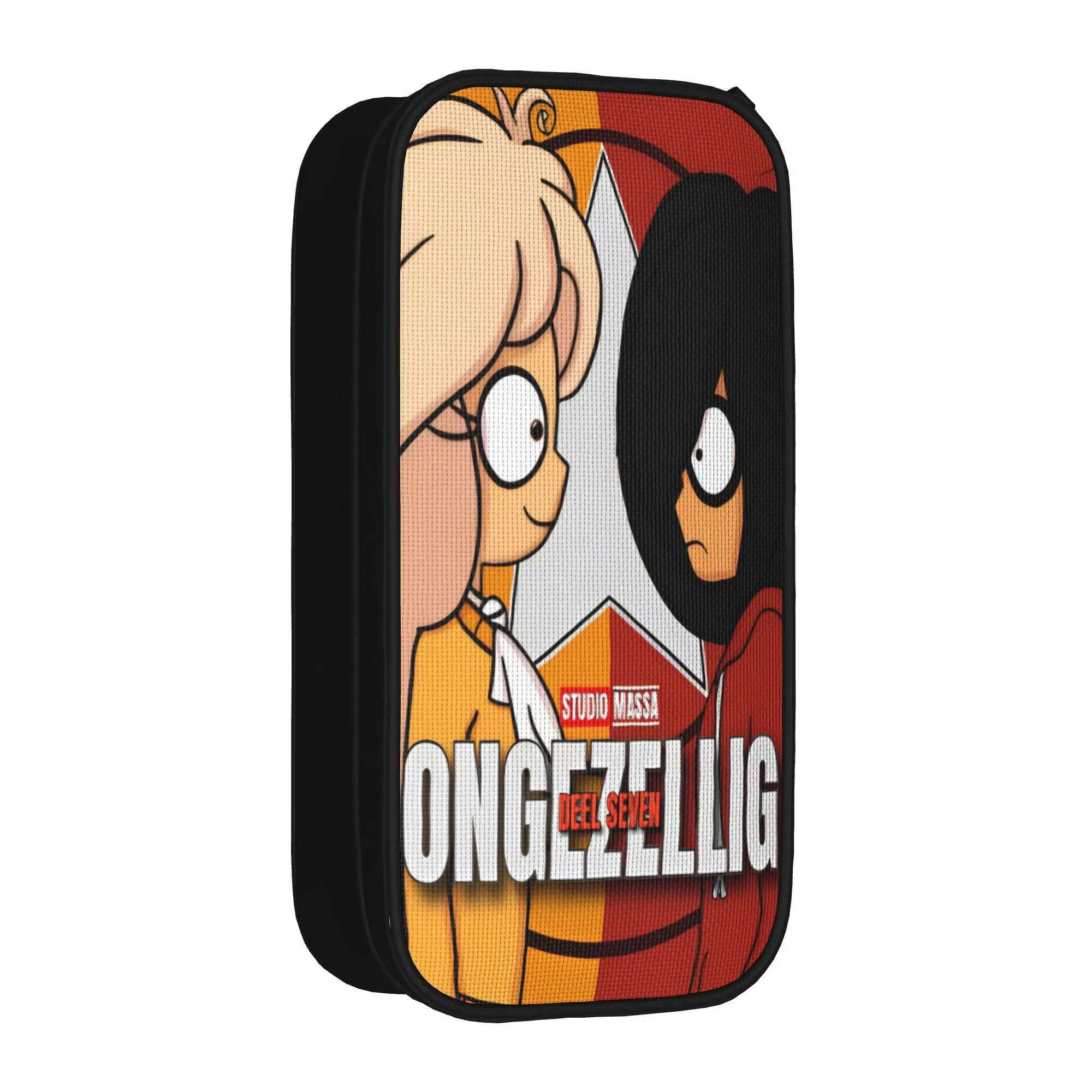 Ongezellig Mymy Yana  Pen Box Double Layer Large Capacity Office Accessories  Pen Case Birthday Gift