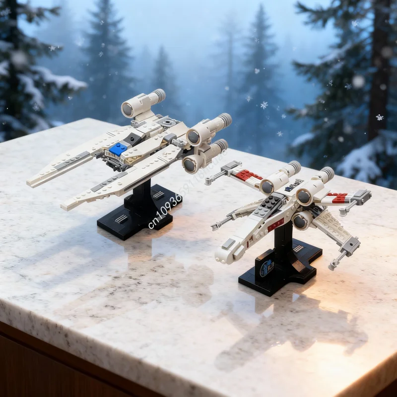 

Набор строительных блоков MOC Star Battle Alternate 2 1 (654 детали), модель X-Wing U, архитектурные конструкторы, рождественские подарки, развивающие игрушки, строительные кирпичики