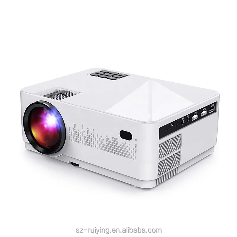 Movie Video Beam with Gift Smart 1080P Android TV Projector, 4K Supported WiFi BT Portable Home Theater