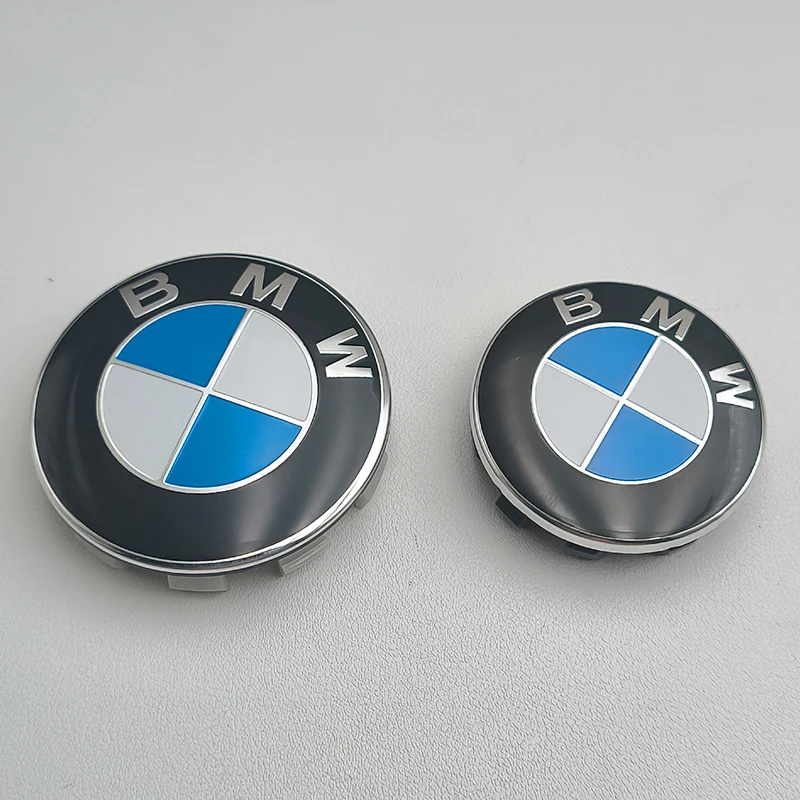 4Pcs 56mm/68mm Wheel Center Cap 3D Sticker for BMW E46 E39 E60 E90 E53 E36 E30 E87 F10 F20 F30 X1 X3 X5 X6 X7 Car Accessories