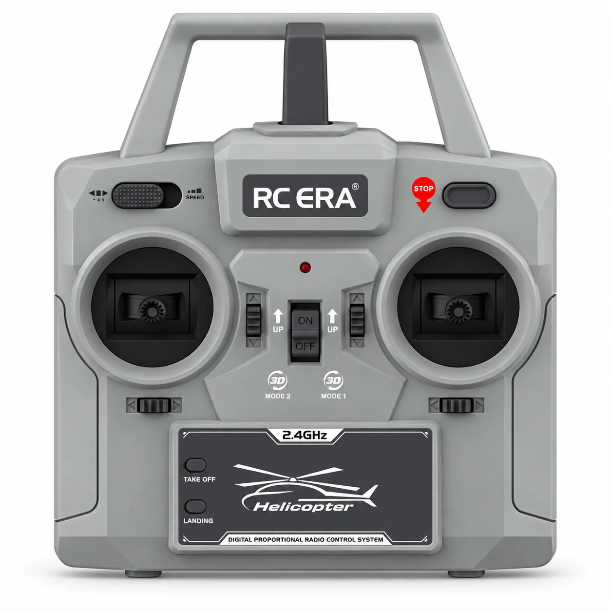 RC‑ERA C032 Transmitter 2.4G 6CH Remote Controller One‑Click 3D Inverted Flight for C032 UH‑1 Huey RC Helicopter Spare Part