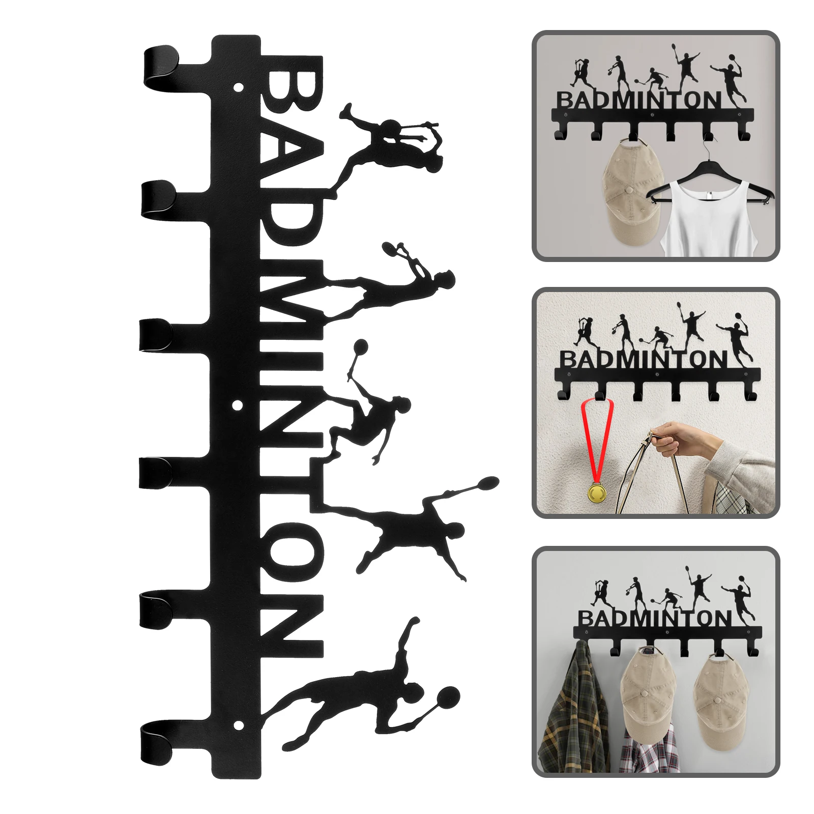 

1 Set Wall-Mounted Medal Hanger For Sports Medals Display Storage Rack Organizer Medal Shelf Hanging Holder Gymnastics Race
