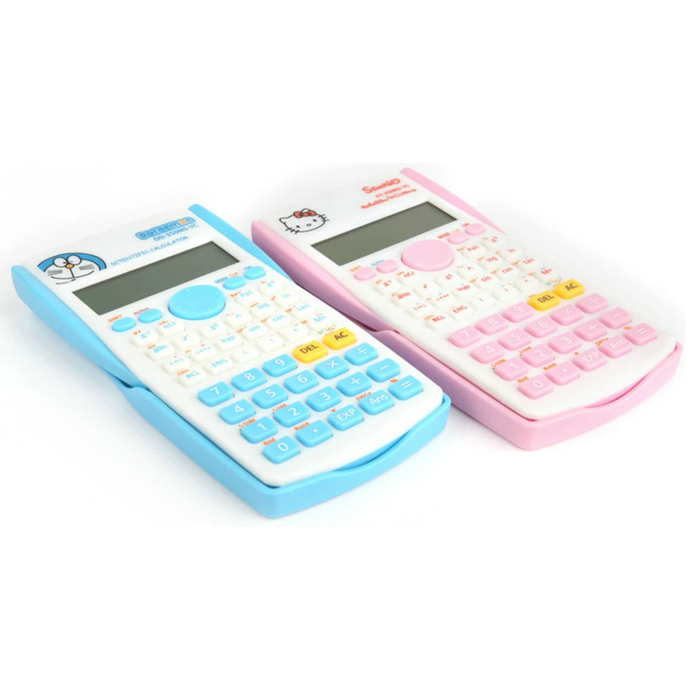 Hello Kitty Electronic Calculator Desktop Home Office School Financial Accounting Tool Slide Science Function Calculation Gifts