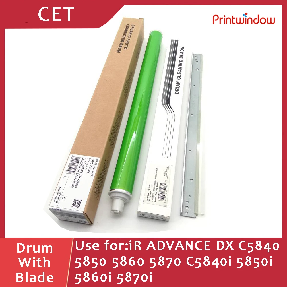1set High Quality for CET OPC Drum for Canon iR ADVANCE DX C5840 5850 5860 5870 C5840i 5850i 5860i 5870i Drum Cleaning Blade