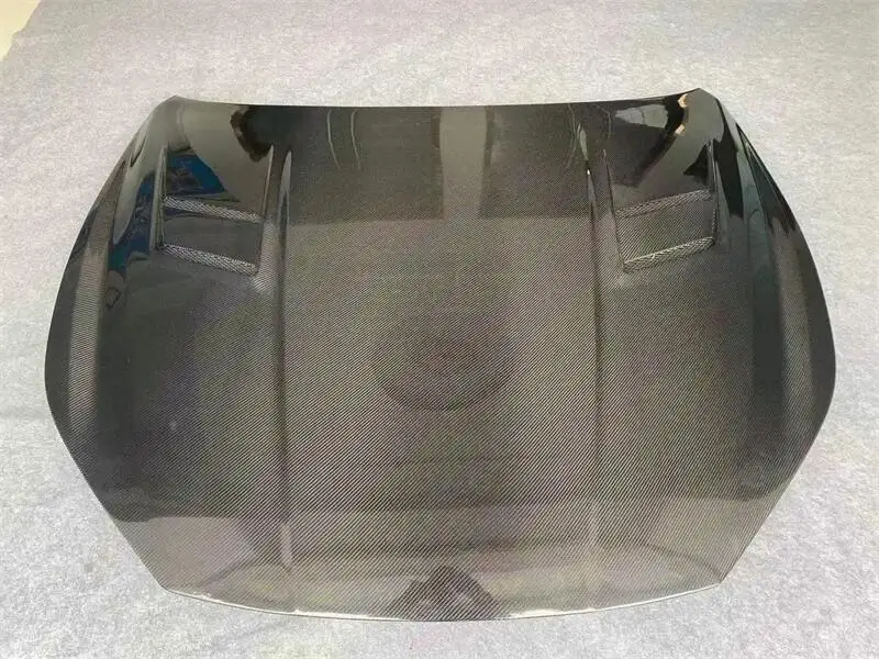 High Quality Front Hood Ghibli 2014-2016 Carbon Fiber Asp Style Engine Hood Cover Ventilated Hood 1 Piece